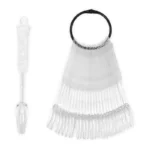 Mostruário 24 Tips em argola Bailarina Clear