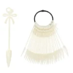 Mostruário 24 Tips em argola Stiletto Natural