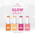 Gel Polish Glow Shine Coleção 4 cores