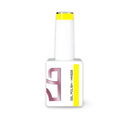 Verniz Gel Hit Nails Neon Summer HN928 Amarelo Neon