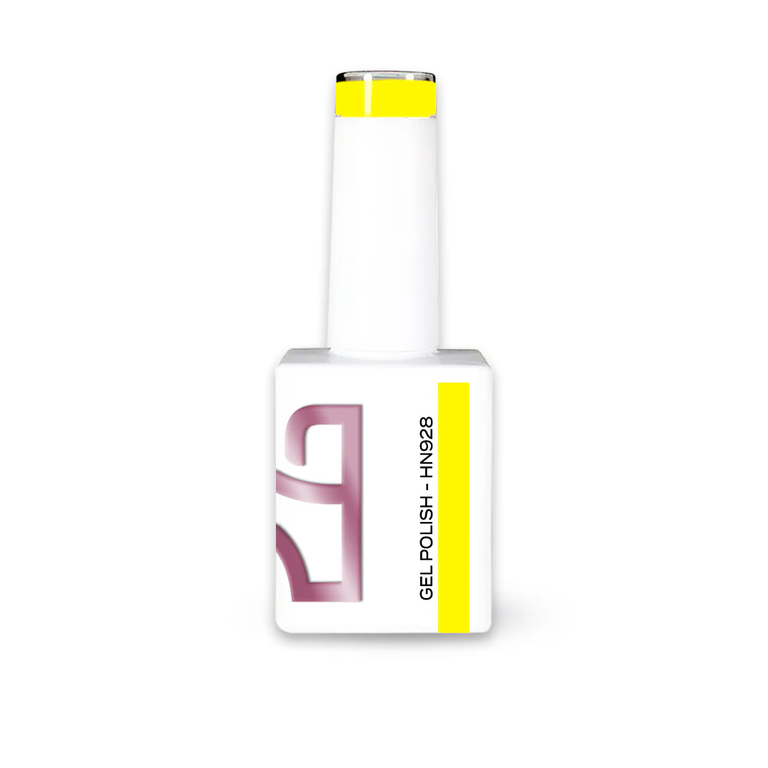 Verniz Gel Hit Nails Neon Summer HN928 Amarelo Neon