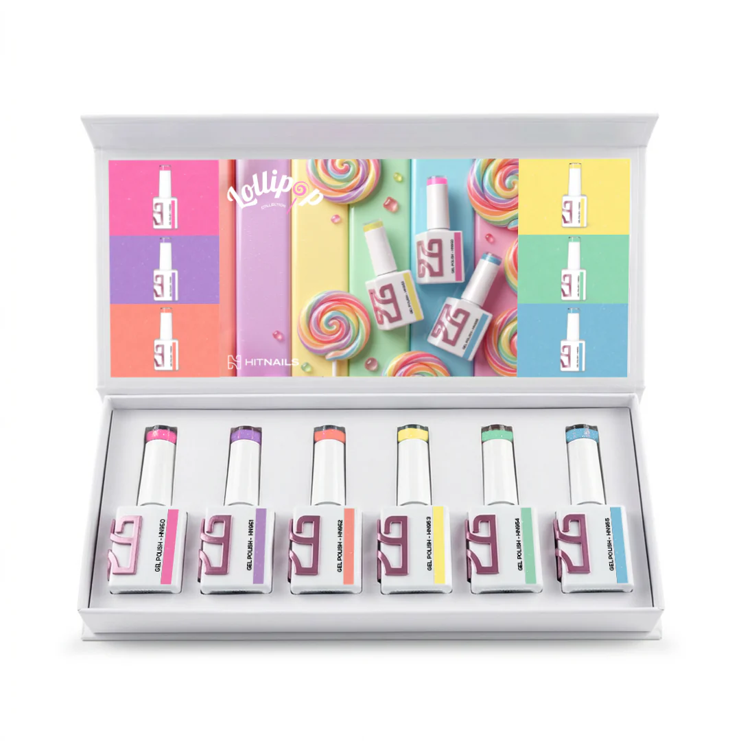 Produtos_de_unhas_cores_verniz_gel_lollipop Coleção Lollipop - 6 Cores - Image 1